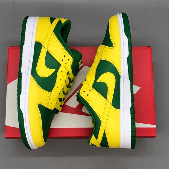 Nike Dunk Low Retro x Reverse Brazil Sneakers - Picture 2 of 6